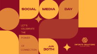 Social Media Day Modern Facebook Event Cover