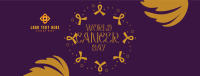 Cancer Awareness Wreath Facebook Cover