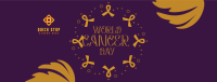 Cancer Awareness Wreath Facebook Cover Image Preview