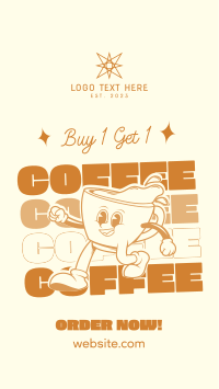 Coffee Shop Mascot Instagram Reel Design