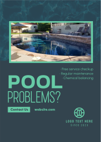 Pool Problems Maintenance Flyer