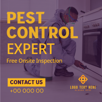 Pest Control Specialist Instagram Post Design