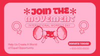 Women's Day Fundraising Animation