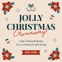 Jolly Christmas Giveaway Instagram Post