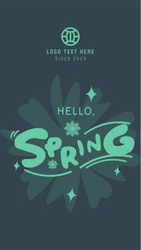 Playful Hello Spring Instagram Reel