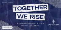 Mental Health Support Group Twitter Post