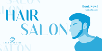 Minimalist Hair Salon Twitter Post