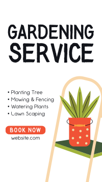 Gardening Service Offer Facebook Story