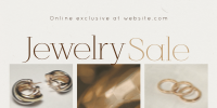 Luxurious Jewelry Sale Twitter Post