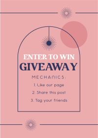 Giveaway Entry Flyer