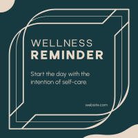 Wellness Self Reminder Instagram Post