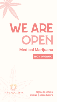 Order Organic Cannabis Instagram Story