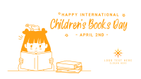 Children's Book Day Zoom Background Image Preview