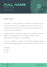 Minimalist Geometric Business Letterhead