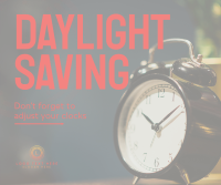 Daylight Saving Reminder Facebook Post