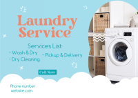 Laundry Bubbles Postcard