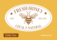 Sustainable Bee Farming Postcard