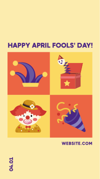 Tiled April Fools Facebook Story