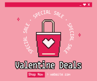 Pixel Shop Valentine Facebook Post