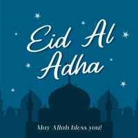 Eid Al Adha Night Instagram Post Design