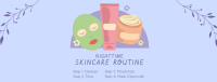 Nighttime Skincare Routine Facebook Cover