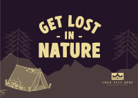 Lost in Nature Postcard