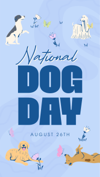 Cute Dog Day Facebook Story