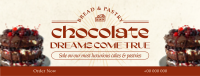 Chocolate Bread and Pastry Facebook Cover Image Preview