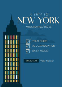 NY Travel Package Poster