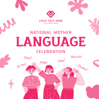 Celebrate Mother Language Day Linkedin Post