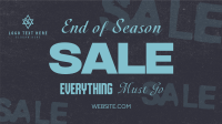 Simple Grunge Season Sale Facebook Event Cover