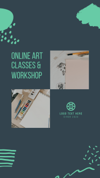 Online Art Classes & Workshop Instagram Story