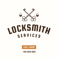 Locksmith Emblem Instagram Post