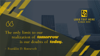 Business Quote Corporate Facebook Event Cover