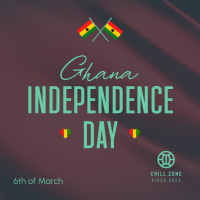 Ghana Independence Day Instagram Post Design