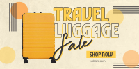 Travel Luggage Discounts Twitter Post