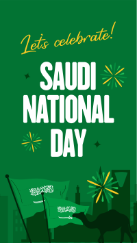 Saudi Day Celebration Facebook Story