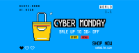 8 Bit Shopping Facebook Cover