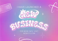 Y2K New Business Postcard