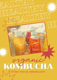 Healthy Kombucha Flyer