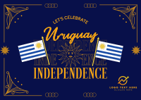 Uruguayan Independence Day Postcard