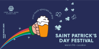 Saint Patrick's Fest Twitter Post