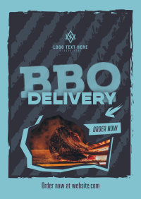 Grilled Barbecue Delivery Poster