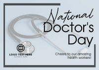 Celebrate National Doctors Day Postcard