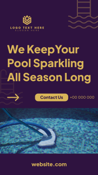 Pool Sparkling Facebook Story