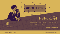 About Me Illustration Animation