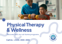 Physical Therapy At-Home Postcard