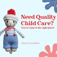 Childcare Service Instagram Post Design