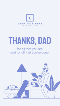 Thanks Dad For Everything Instagram Story