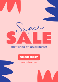 Super Great Deals Poster Design